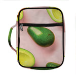 Avocado Cut In Half Pattern Print Front Pocket Bible Bag