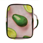 Avocado Cut In Half Pattern Print Front Pocket Bible Bag