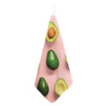 Avocado Cut In Half Pattern Print Hand Towel