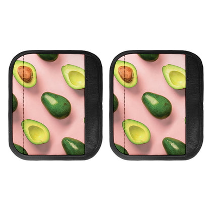 Avocado Cut In Half Pattern Print Handle Covers