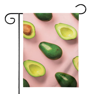 Avocado Cut In Half Pattern Print House Flag