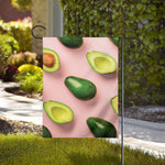 Avocado Cut In Half Pattern Print House Flag