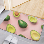 Avocado Cut In Half Pattern Print Indoor Door Mat