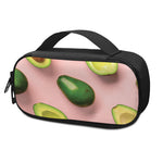 Avocado Cut In Half Pattern Print Insulin Cooler Travel Case