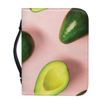 Avocado Cut In Half Pattern Print Leather Bible Cover