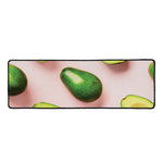 Avocado Cut In Half Pattern Print Long Kitchen Mat