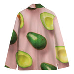 Avocado Cut In Half Pattern Print Men's Blazer