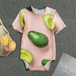 Avocado Cut In Half Pattern Print Men's Bodysuit