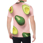 Avocado Cut In Half Pattern Print Men's Shirt