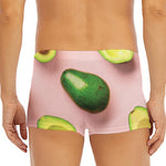 Avocado Cut In Half Pattern Print Men's Short Boxer Briefs