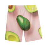 Avocado Cut In Half Pattern Print Men's Sports Shorts