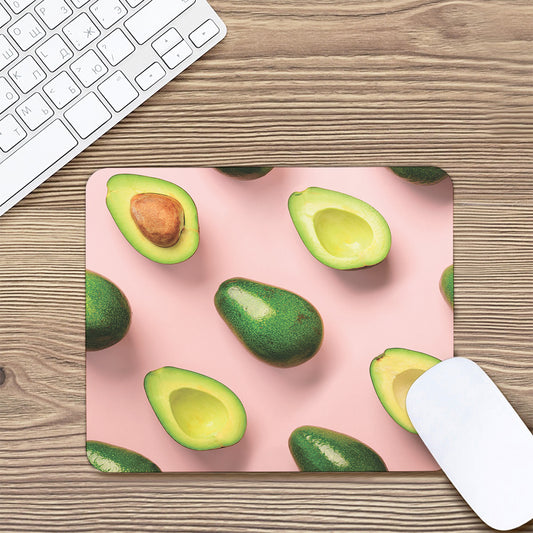 Avocado Cut In Half Pattern Print Mouse Pad