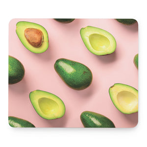 Avocado Cut In Half Pattern Print Mouse Pad