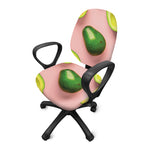 Avocado Cut In Half Pattern Print Office Chair Cover
