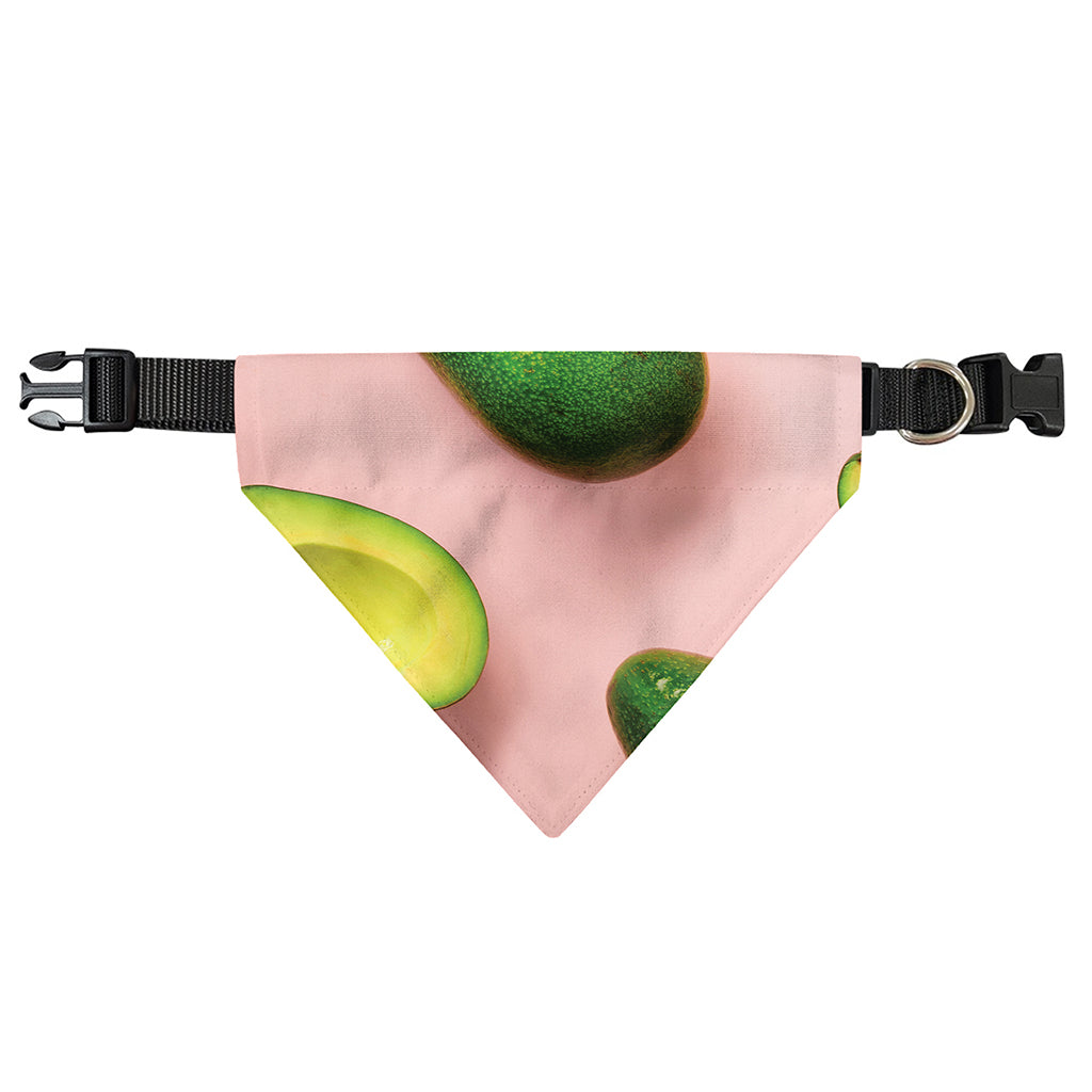 Avocado Cut In Half Pattern Print Over The Collar Dog Bandana
