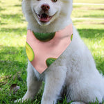 Avocado Cut In Half Pattern Print Over The Collar Dog Bandana