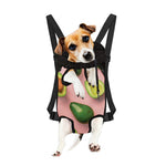 Avocado Cut In Half Pattern Print Pet Carrier Backpack