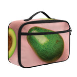 Avocado Cut In Half Pattern Print Portable Lunch Bag