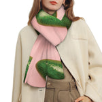 Avocado Cut In Half Pattern Print Scarf