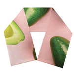 Avocado Cut In Half Pattern Print Scarf