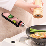 Avocado Cut In Half Pattern Print Skillet Handle Cover