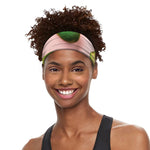 Avocado Cut In Half Pattern Print Sports Headband