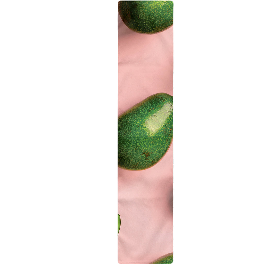 Avocado Cut In Half Pattern Print Table Runner