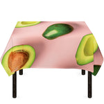 Avocado Cut In Half Pattern Print Tablecloth