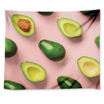 Avocado Cut In Half Pattern Print Tapestry