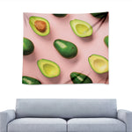 Avocado Cut In Half Pattern Print Tapestry