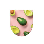 Avocado Cut In Half Pattern Print Toilet Lid Cover