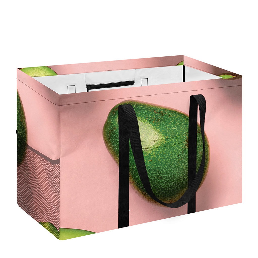 Avocado Cut In Half Pattern Print Utility Tote Bag