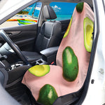 Avocado Cut In Half Pattern Print Waterproof Car Seat Cover