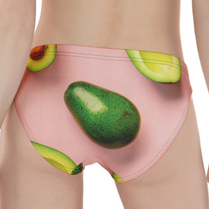 Avocado Cut In Half Pattern Print Women's Panties