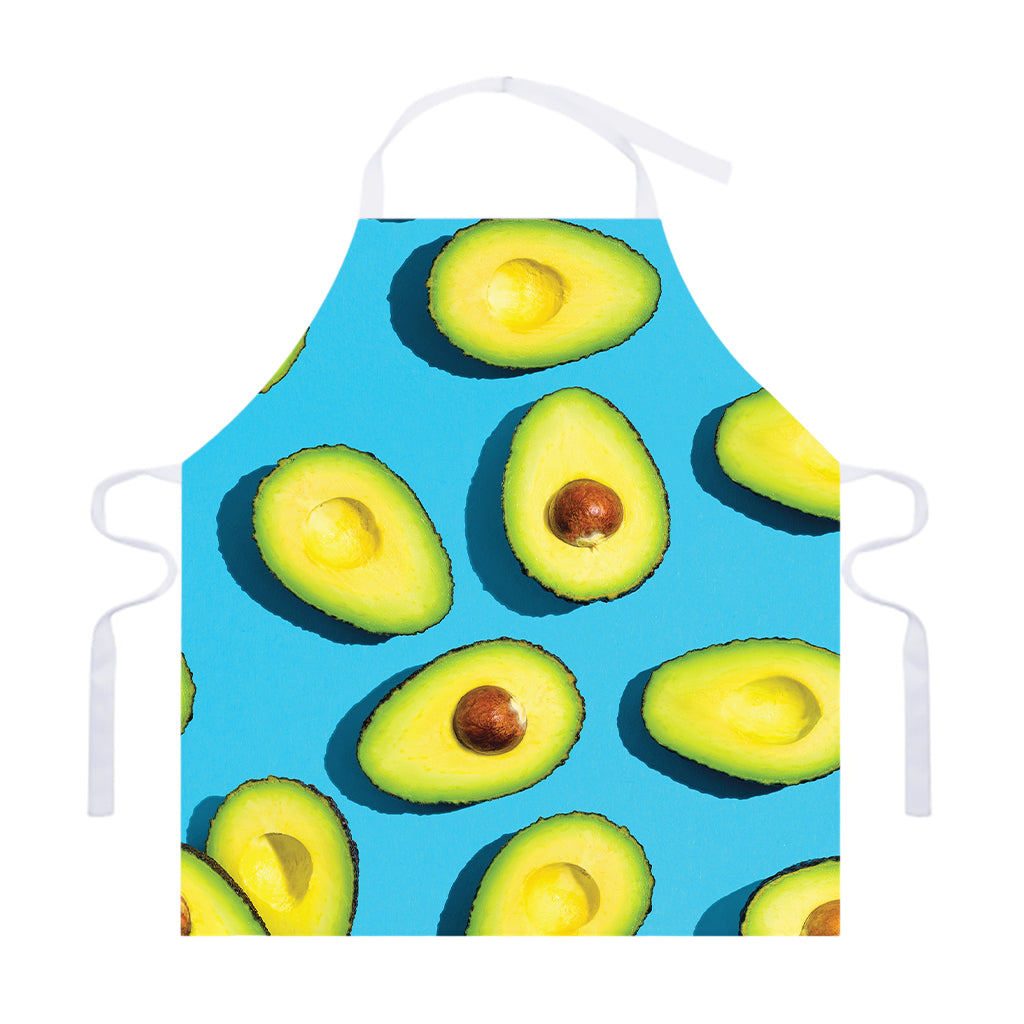 Avocado Cut In Half Print Adjustable Apron