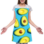 Avocado Cut In Half Print Adjustable Apron