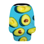 Avocado Cut In Half Print Baby Seat Cover