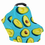 Avocado Cut In Half Print Baby Seat Cover