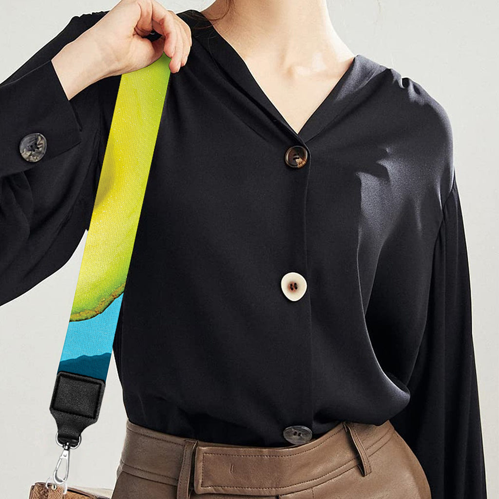 Avocado Cut In Half Print Bag Strap