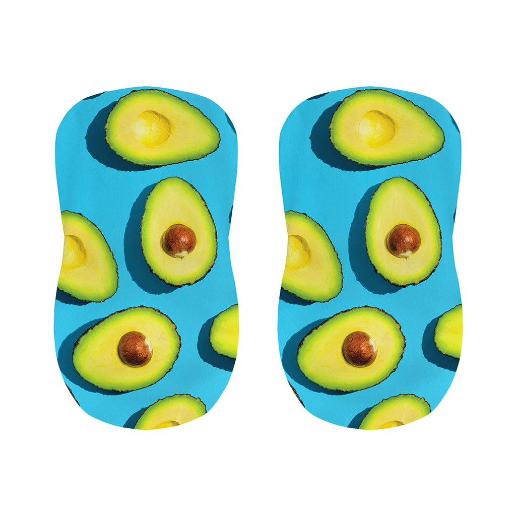 Avocado Cut In Half Print Bar Stool Covers