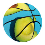 Avocado Cut In Half Print Basketball