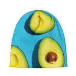 Avocado Cut In Half Print Beanie