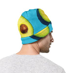 Avocado Cut In Half Print Beanie