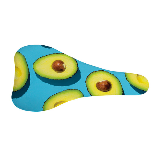 Avocado Cut In Half Print Bicycle Seat Cover