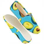 Avocado Cut In Half Print Casual Shoes