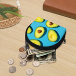 Avocado Cut In Half Print Coin Purse