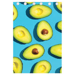 Avocado Cut In Half Print Curtain