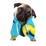 Avocado Cut In Half Print Dog Zip Up Hoodie