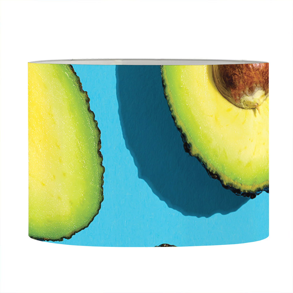 Avocado Cut In Half Print Drum Lamp Shade