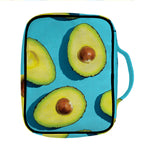 Avocado Cut In Half Print Front Pocket Bible Bag